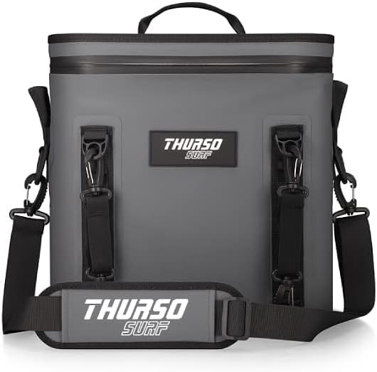 Thurso Surf Soft-Kühltasche für 24 Dosen, tragbare Eiskühltasche, 48 Stunden Isolierung, auslaufsich