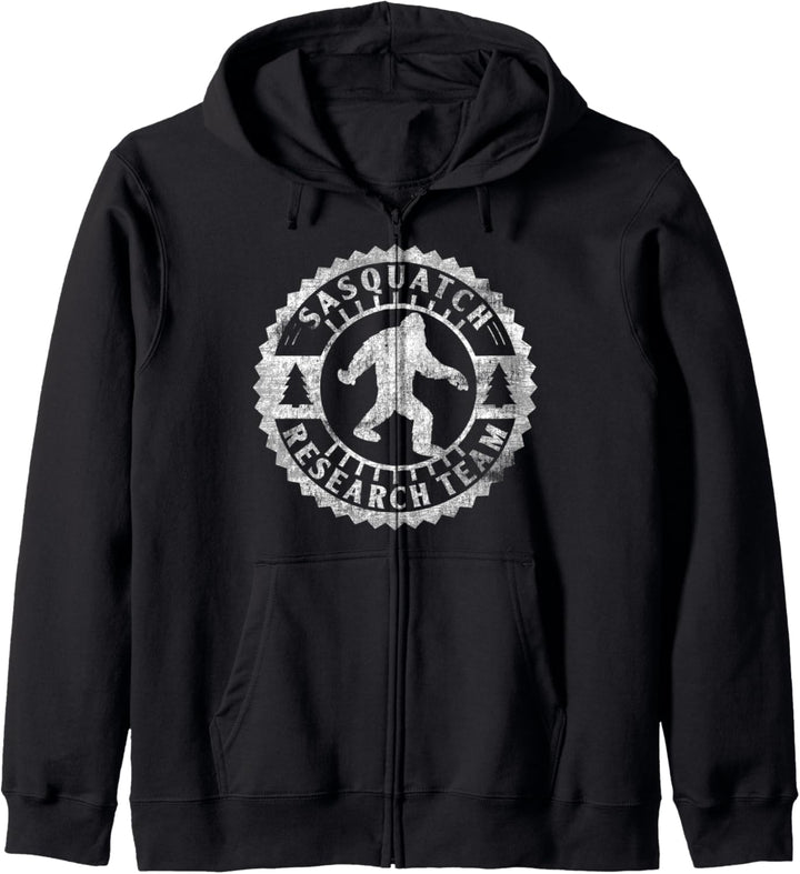 Distressed Vintage Bigfoot Gift - Sasquatch Research Team Kapuzenjacke