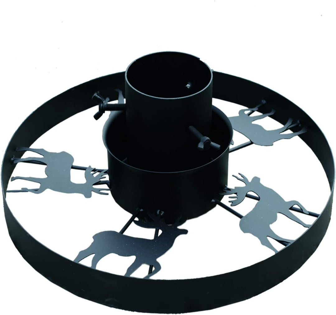 FineHome Metall Tannenbaumständer Weihnachtsbaumständer Ø 40cm Baumständer Christbaumständer Verschi