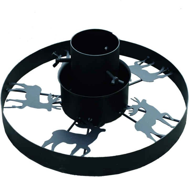 FineHome Metall Tannenbaumständer Weihnachtsbaumständer Ø 40cm Baumständer Christbaumständer Verschi