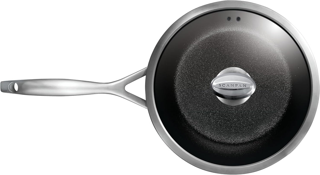 SCANPAN CS+ Tiefe Sautepfanne mit Deckel 26 cm, 3 l | 5-schichtige Konstruktion | Für alle Herdarten