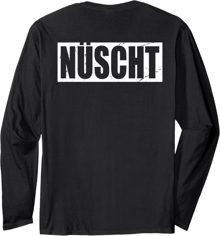 Hinten Steht Nüscht Auch Wat Nichts Dialekt Berlinerisch Langarmshirt