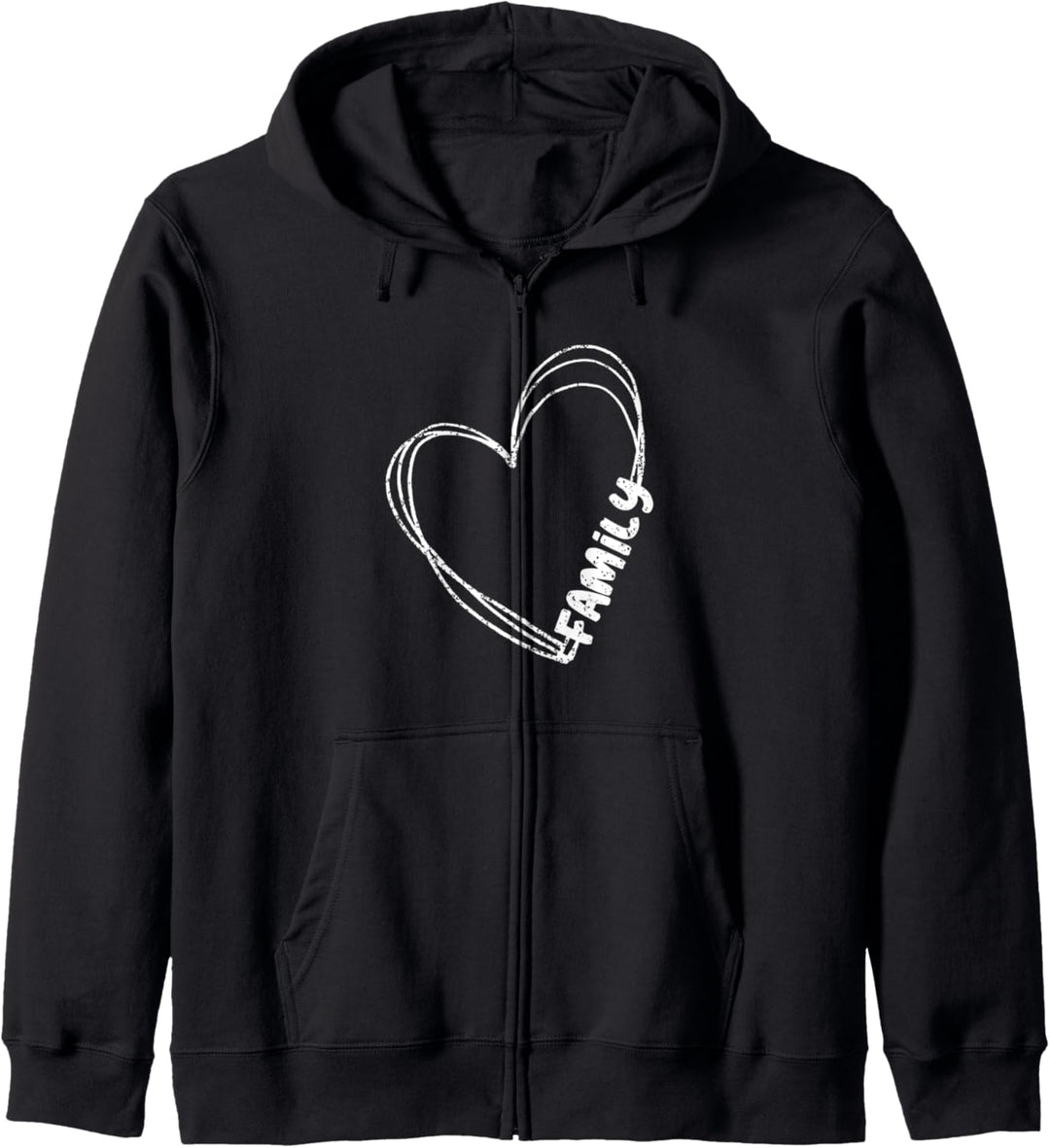Family Heart Love Gift Light Kapuzenjacke