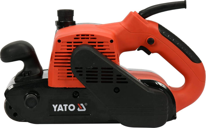 XXL Bandschleifer 1200 Watt, Breite: 100mm (100x610mm), 400m/min, für grosse Flächen, incl. Staubsau