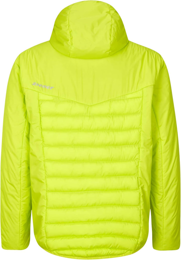 Ziener Herren Nantano Wärme-Jacke Outdoor/Skitour | winddicht, Wolle, PFC frei (1er Pack) 52 bitter