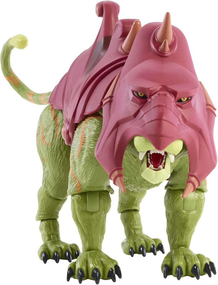 Masters of the Universe GYV18 - Masterverse Battle Cat, ca. 35 cm grosse MOTU Actionfigur zum Spiele