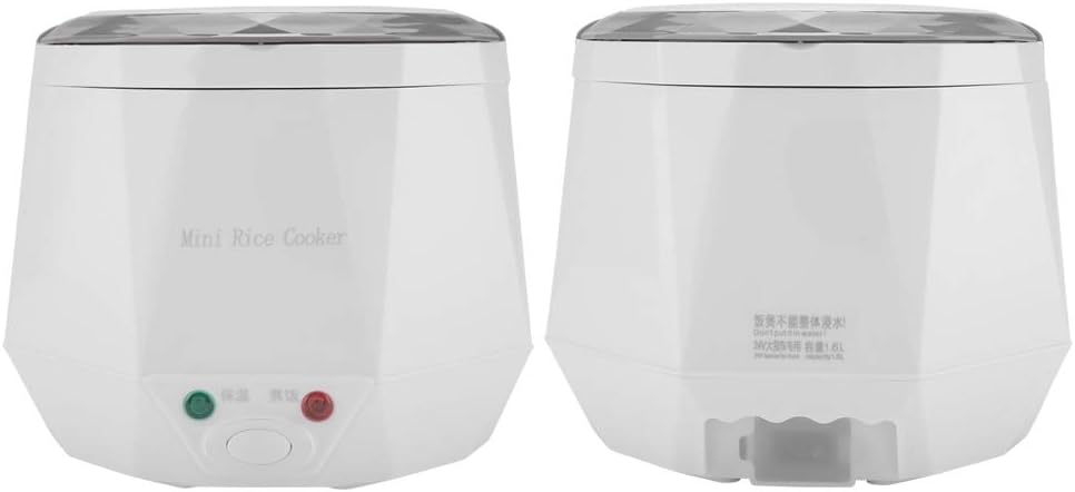 Elektrischer Reiskocher, Elektrischer tragbarer multifunktionaler Reiskocher Dampfgarer für LKW 1,6