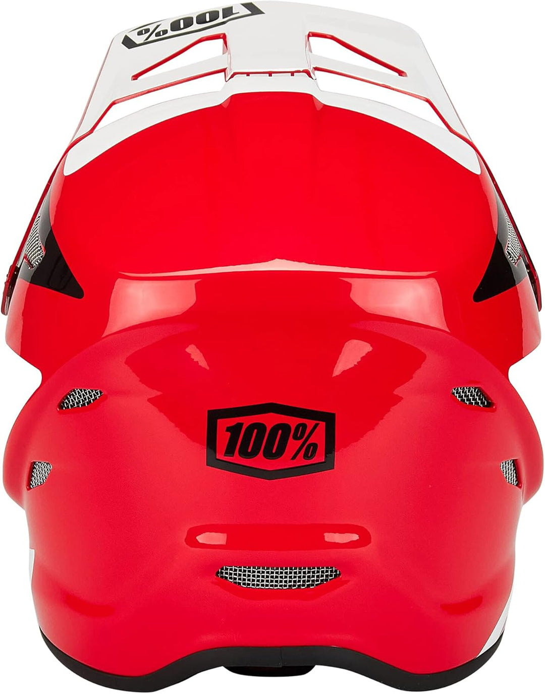 100% Status DH/BMX Helm rot/weiss XXL | 63-64cm, XXL | 63-64cm