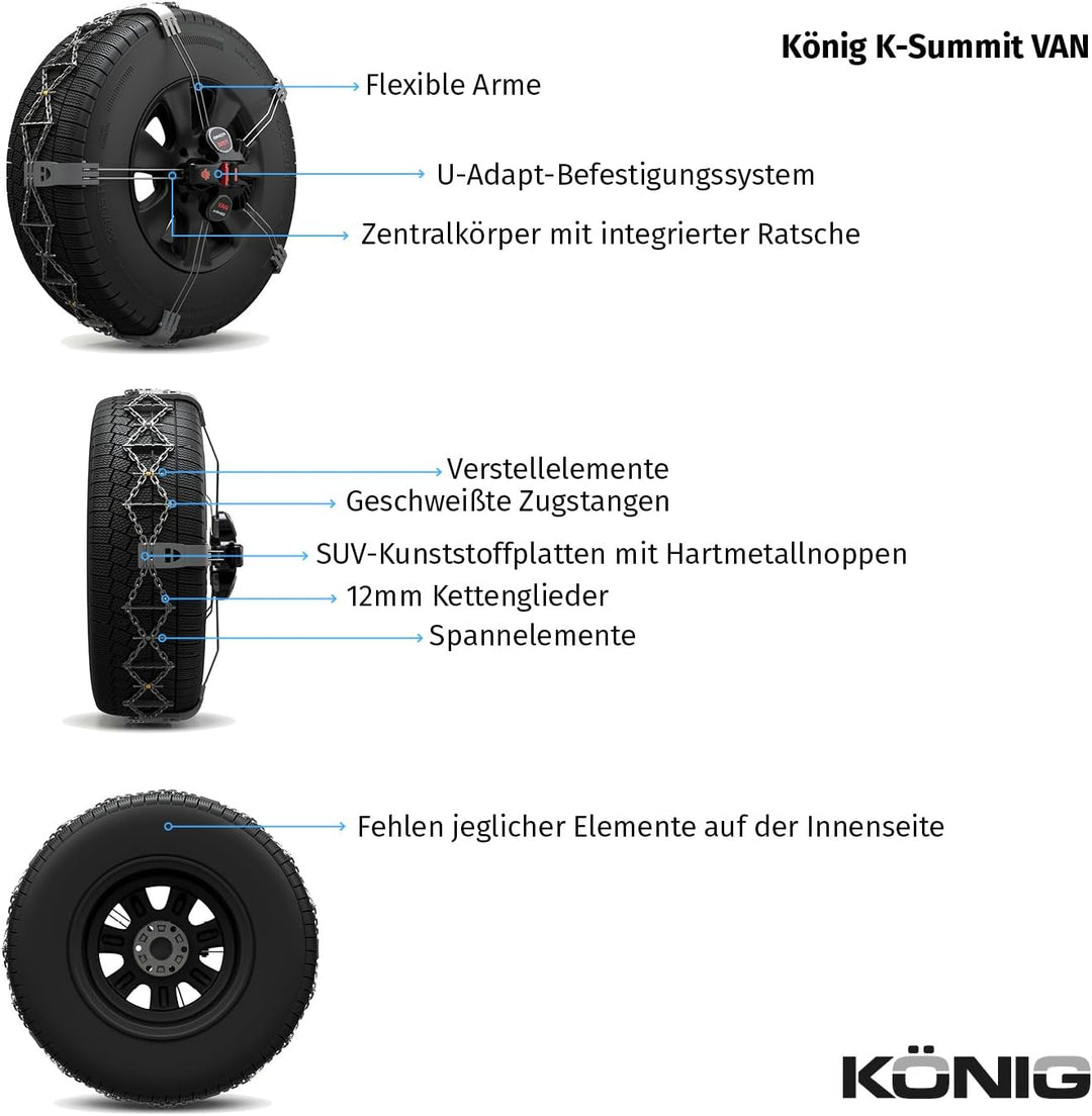 KÖNIG K-Summit VAN K87 - Schneeketten, VAN K87
