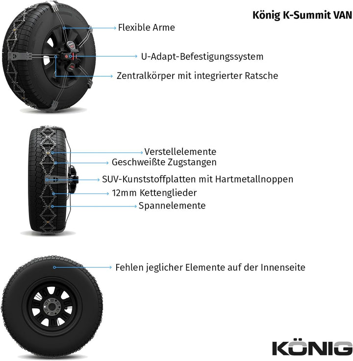 KÖNIG K-Summit VAN K87 - Schneeketten, VAN K87