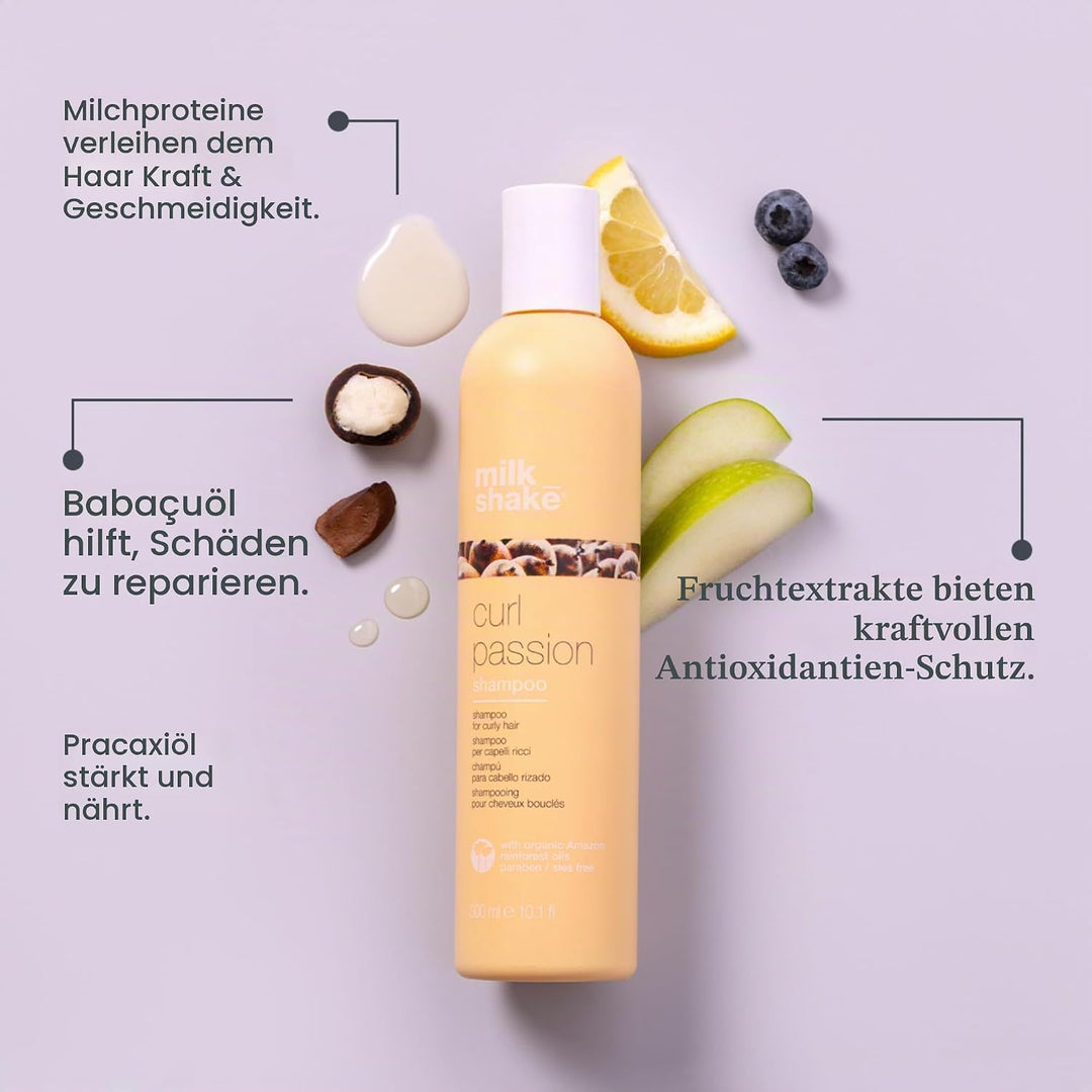 Milkshake Curl Passion Shampoo, Minze, 1000 ml 1 l (1er Pack), 1 l (1er Pack)