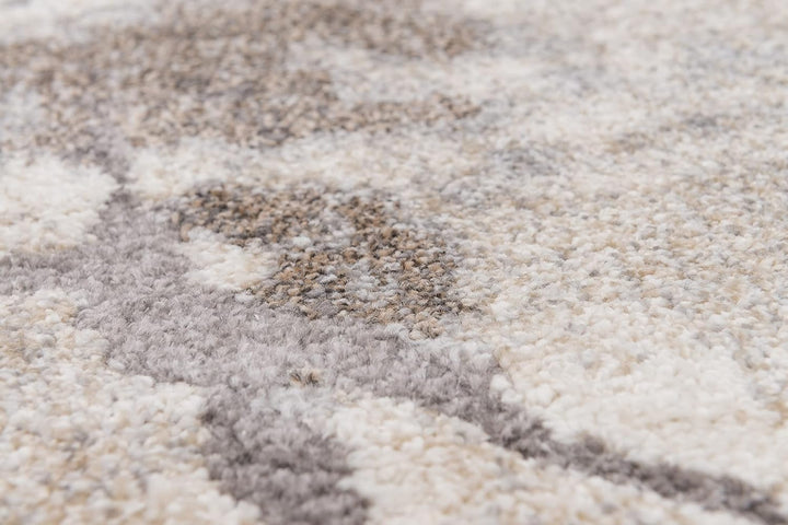 the carpet Marla Eleganter Moderner Wohnzimmerteppich, Schlafzimmer, Dichter Kurzflor, Hoch-Tief-Eff
