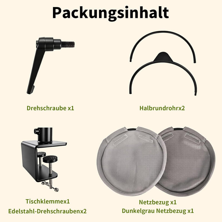Katzenbett für Schreibtisch Katzenkorb 360° Drehbar, Katzen Schreibtisch Bett bis zu 20KG, Doppelte