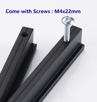 Qrity 10-Pack Türgriffe Küche Aluminiumlegierung Schrank Schrank Türgriff Möbel Schublade zieht Knöp