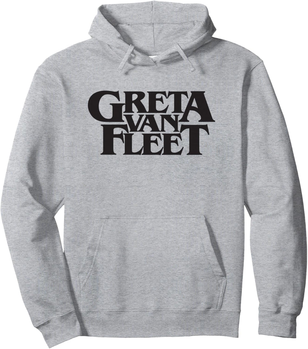 Offizielles Greta Van Fleet schwarzes Logo Pullover Hoodie