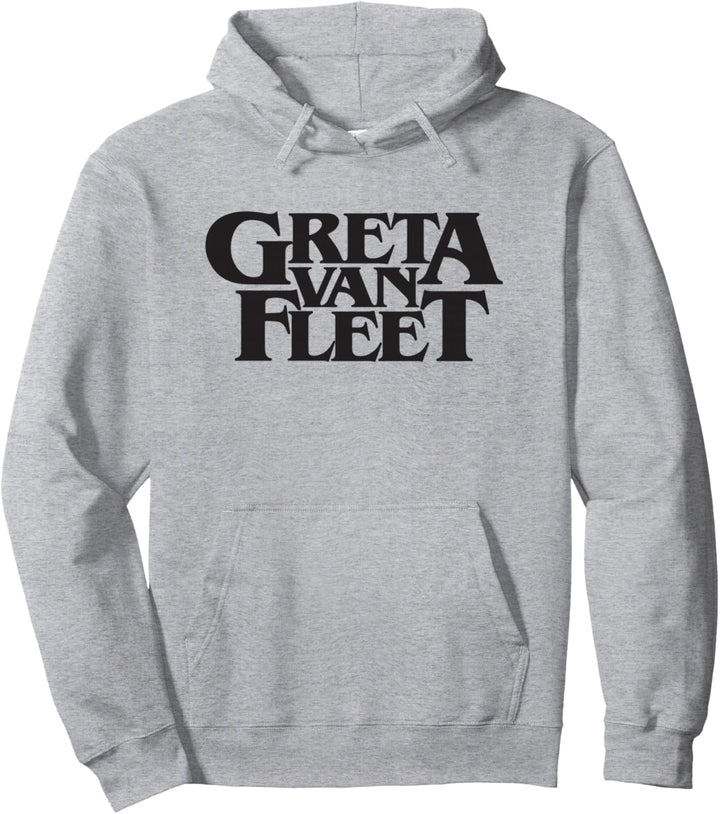 Offizielles Greta Van Fleet schwarzes Logo Pullover Hoodie