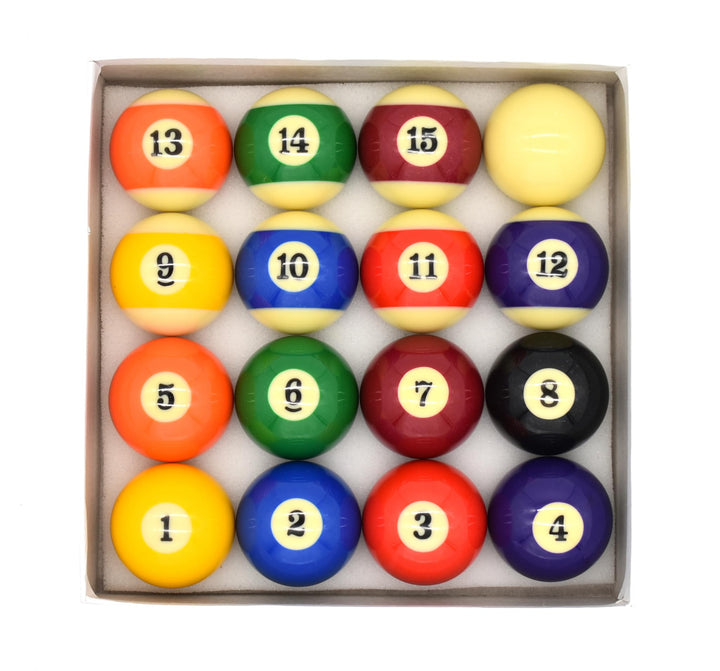 Pool Billard Kugeln Kugelset Kugelsatz Standard, Snookergrösse 52,4mm für Hobbytische, Snookertische