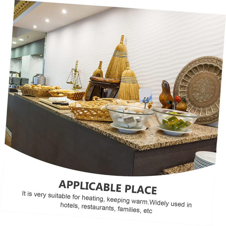 Cabilock Wärmespeicherplatte Speisenwärmer Buffet Warmhaltebehälter Elektrischer Tellerwärmer Buffet