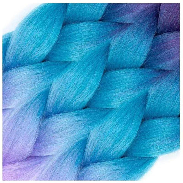 LDMY Kunsthaar Zum Einflechten-6pcs/pack Braids Synthetic Colorful Braiding Hair Extensions 24inch J