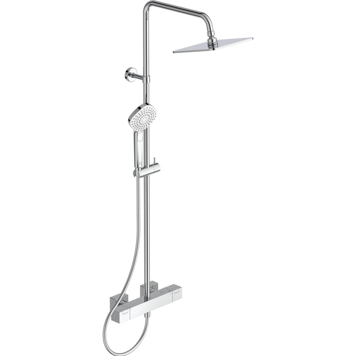 Ideal Standard A7540AA Ceratherm T100 Duschsystem Aufputz Kopfbrause 200x200mm, Kopfbrause 200x200mm