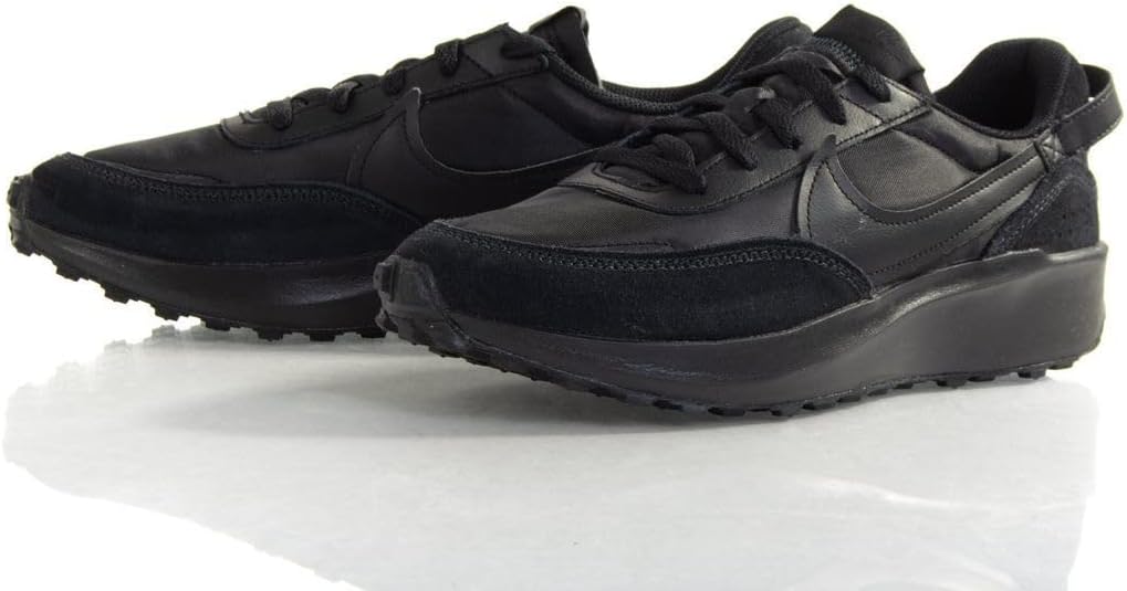 NIKE Herren Waffle DebutSneaker 40 EU Schwarz Schwarzer Noir Anthrazit, 40 EU Schwarz Schwarzer Noir
