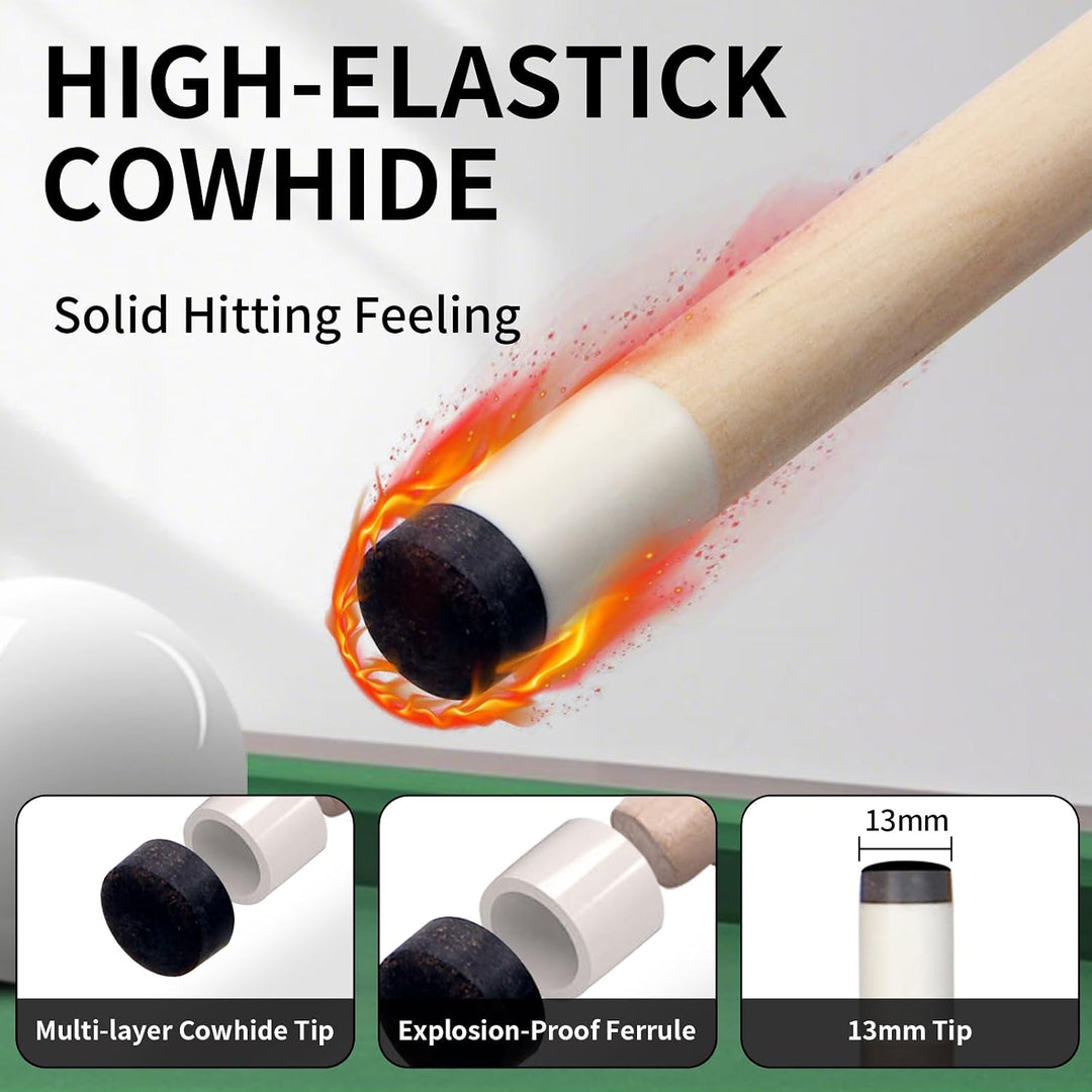 LOTKEY Pool Stick, Pool Cue 58&