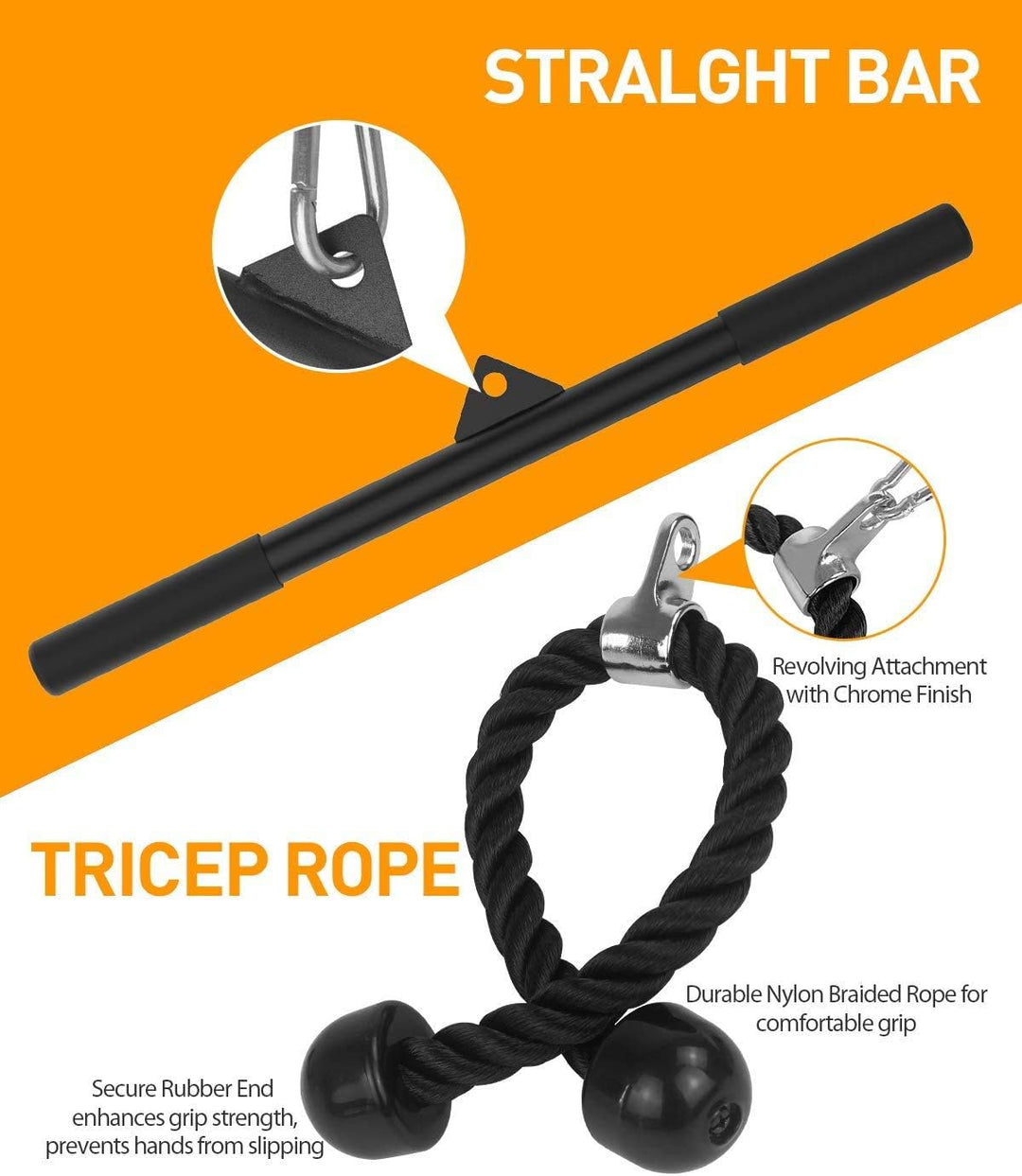 Morwealth Seilzug Fitness Kabelsystem, Latzug Unterarmtrainer kabelzug Unterarm Handgelenk Trainer A