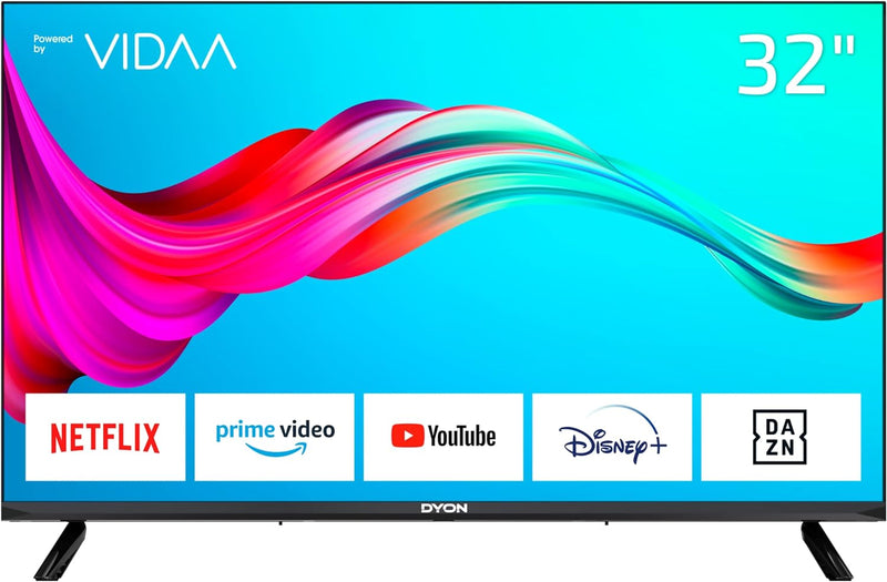 DYON Smart 32 VX 80 cm (32 Zoll) Fernseher (HD Smart TV, HD Triple Tuner (DVB-C/-S2/-T2), App Store,