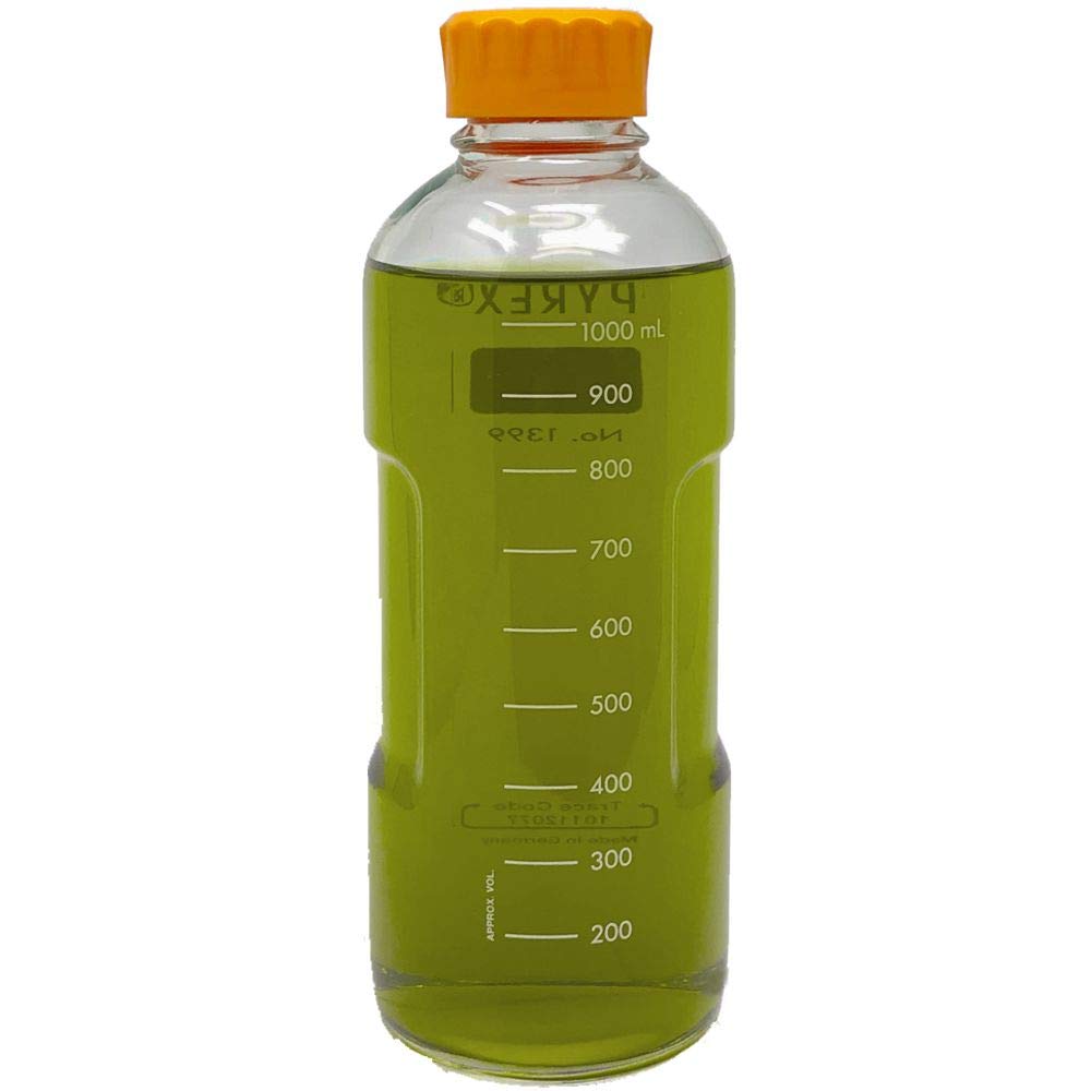 Pyrex 1399-1000CNEa-M Slim Line Media Bottle Easy Pour Corning 1000 ml, Glas