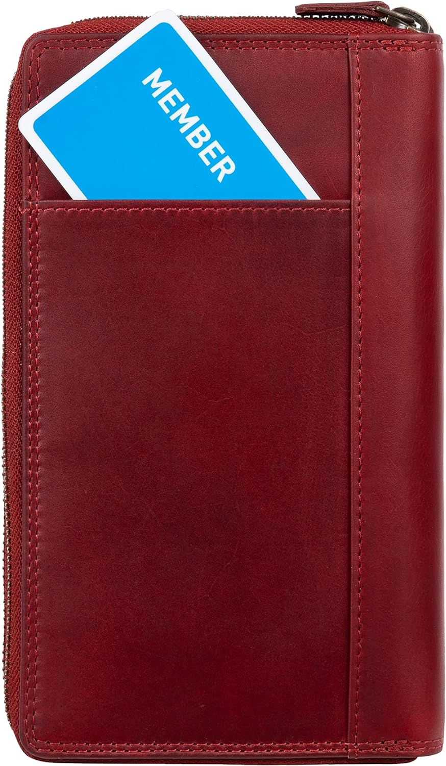 Hill Burry Leder Handy Portemonnaie I Geldbörse | Umhängetasche | Handy-Wallet aus hochwertigem natu