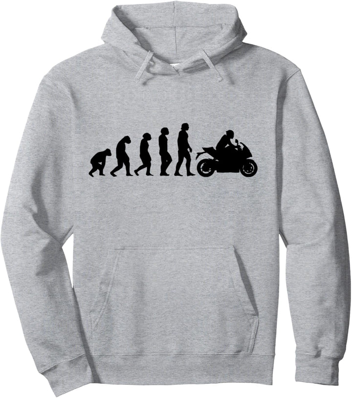 Motorrad Evolution Funny Racing Sport Street Bike Biker Pullover Hoodie