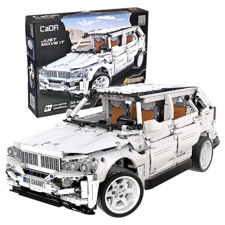 G5 4x4 Off-Roader SUV mit höhenverstellbarem Fahrwerk, 6-Zylinder, 2208 Teile, (kompatibel mit Lego