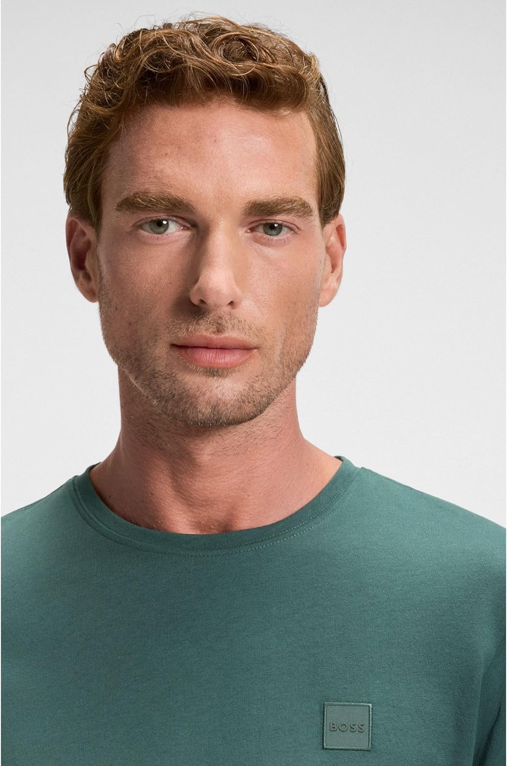 BOSS Herren Tacks T-Shirt aus Baumwoll-Jersey mit Logo-Aufnäher XS Dark Blue, XS Dark Blue