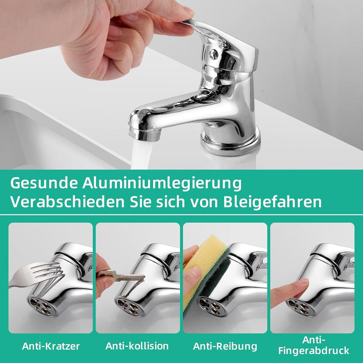 Cobbe Wasserhahn bad für Badezimmer, Waschtischarmatur Wassersparen, Waschbecken Armaturen für kalte