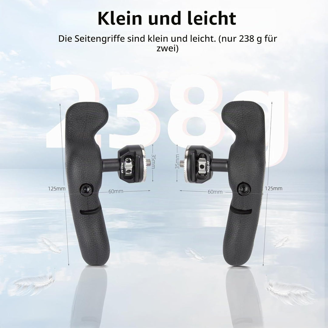 Nitze Side Handle ARRI Rosette,Seitengriff-Kit mit ARRI-Rosette, linker Seitengriff, rechter Seiteng