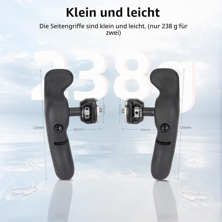 Nitze Side Handle ARRI Rosette,Seitengriff-Kit mit ARRI-Rosette, linker Seitengriff, rechter Seiteng