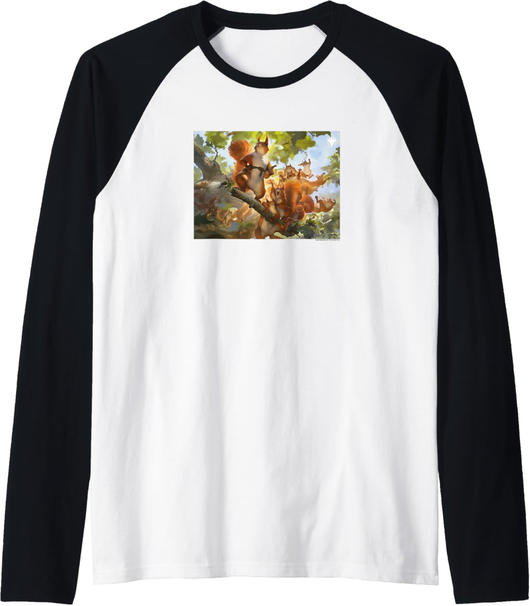 Magic: The Gathering Squirrel Mob Graphic Raglan
