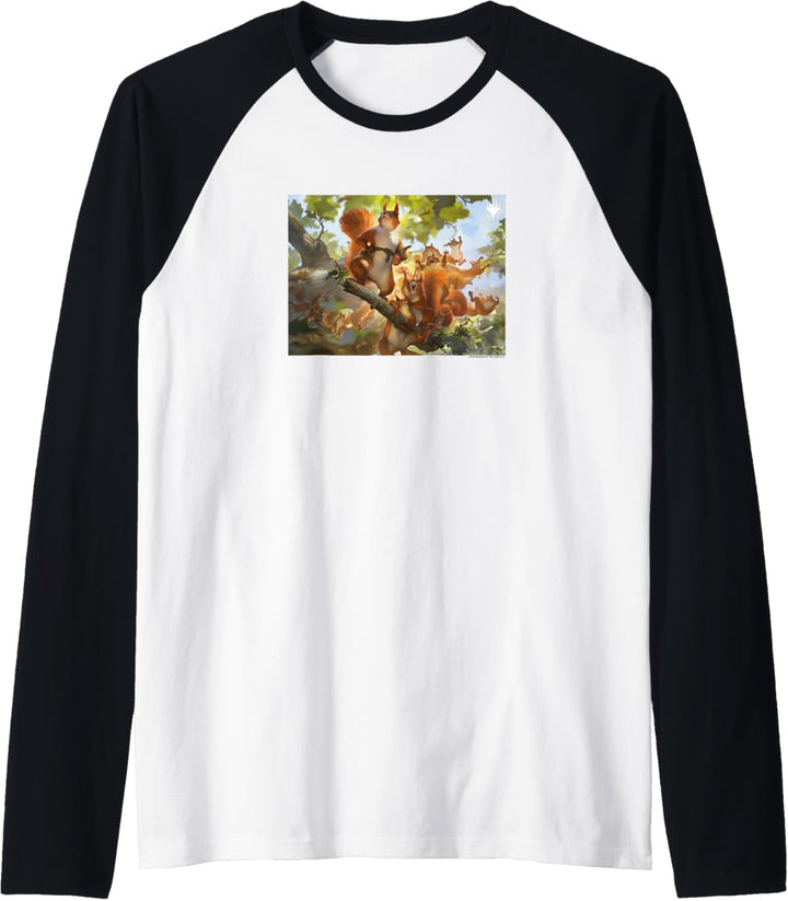 Magic: The Gathering Squirrel Mob Graphic Raglan
