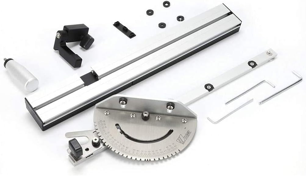 Gehrungslehre Miter Gauge 450mm Gehrungsfugenlehre für Tischkreissäge Tischsäge Bandsäge Router Säge