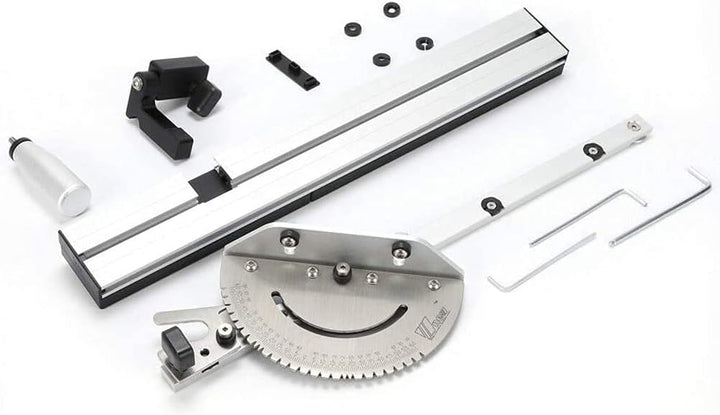 Gehrungslehre Miter Gauge 450mm Gehrungsfugenlehre für Tischkreissäge Tischsäge Bandsäge Router Säge