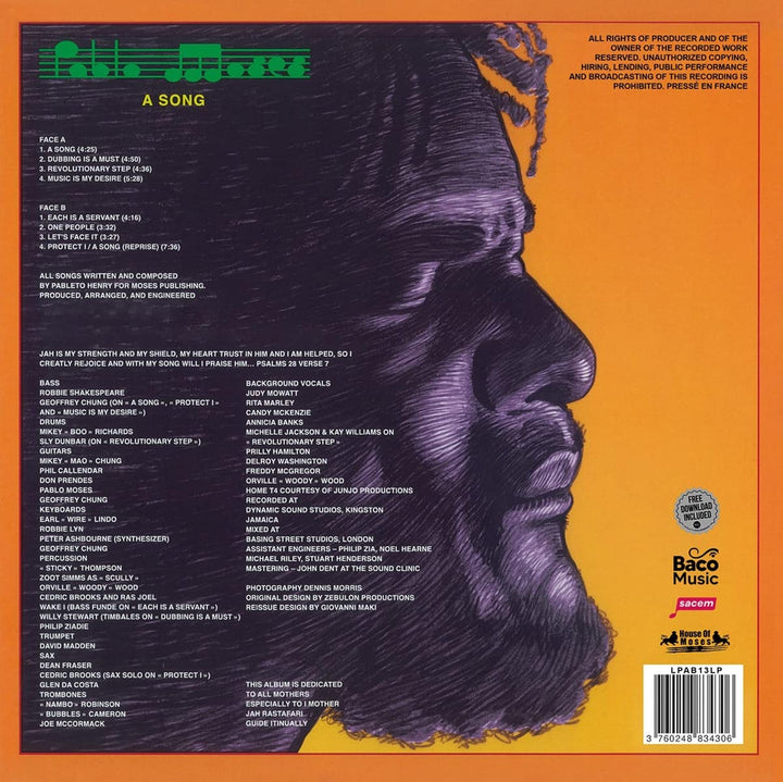 A Song (Remastered), Vinyl