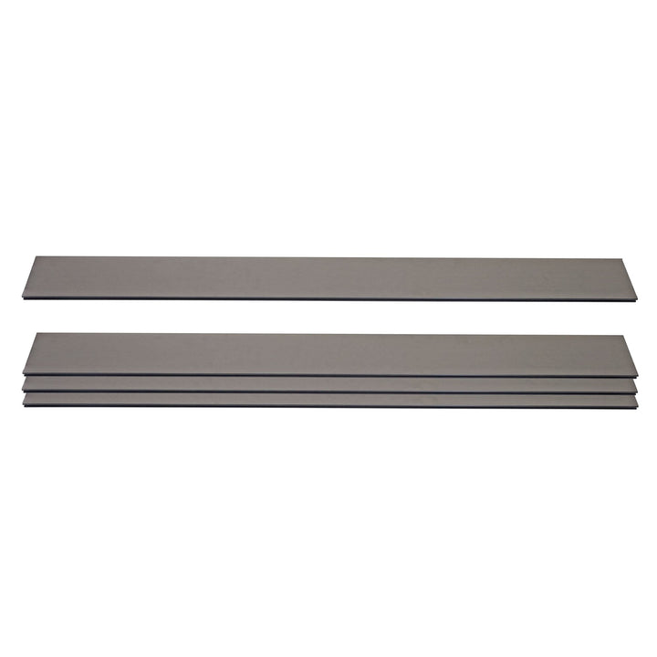 Mendler 4er Set Latten für WPC-Sichtschutz Sarthe-AM - 180cm, grau | Bretter Windschutz, ca. 1qm, 18