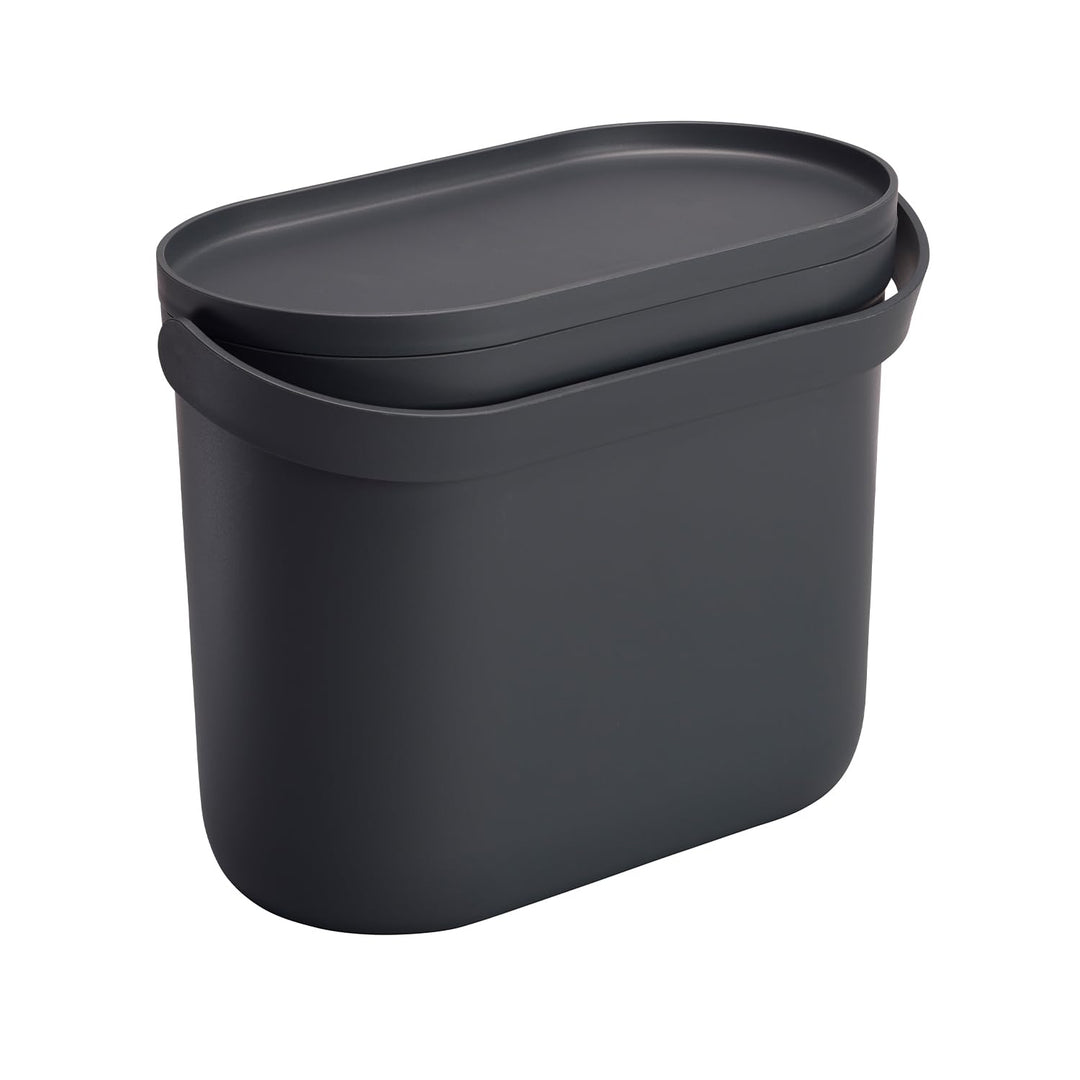 GARANTIA NOVA Biomülleimer 8 Liter Graphite Grey - für klare Küchenordnung auf der Arbeitsplatte - m