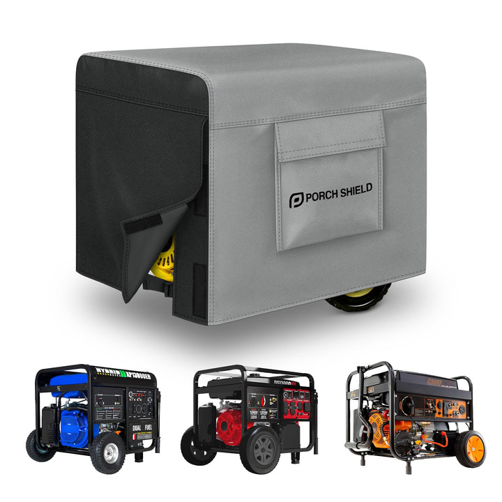 Porch Shield Wasserdichte Generatorabdeckung – Robuste Abdeckung für tragbaren Generator 5000 bis 10