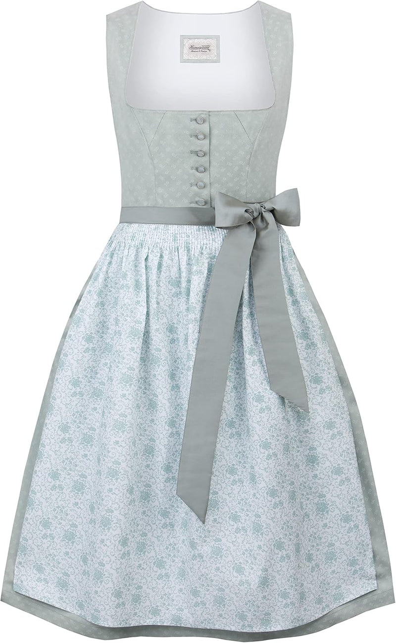 Stockerpoint Damen Dirndl Megan Kleid für besondere Anlässe 32 Salbei, 32 Salbei