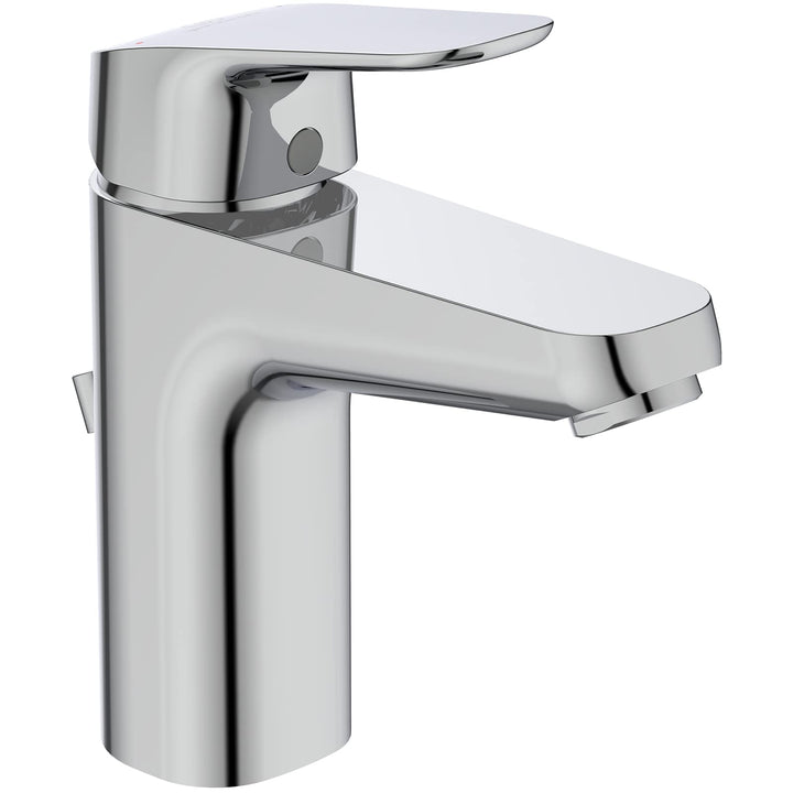 Ideal Standard B1713AA Ceraflex Waschtischarmatur Grande mit Zugknopf-Ablaufgarnitur mit Ablaufgarni