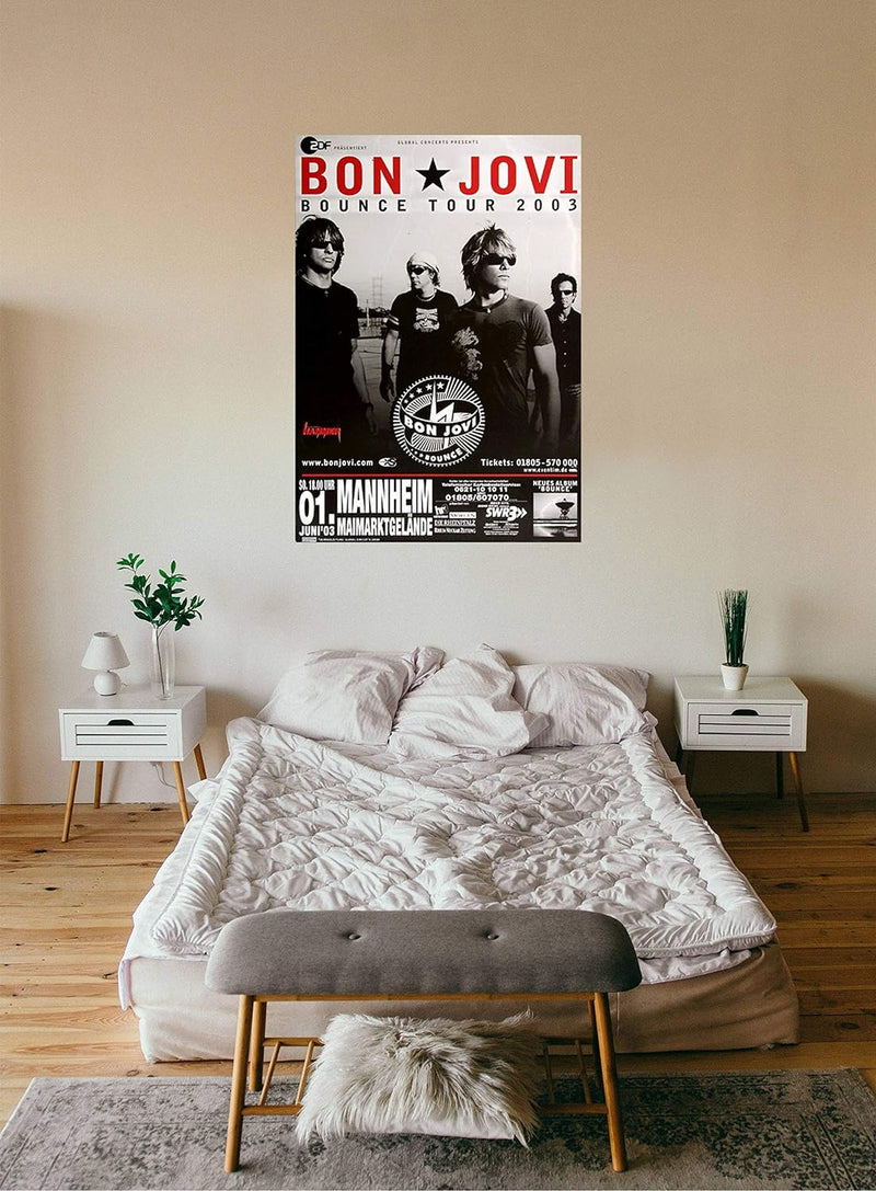 Bon Jovi - Bounce, Mannheim 2003 » Konzertplakat/Premium Poster | Live Konzert Veranstaltung | DIN A