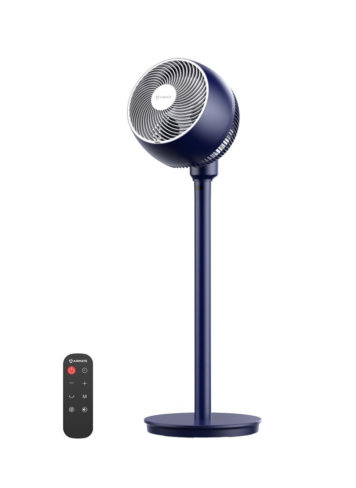 AIRMATE 25dB Standventilator, Ventilator Leise 26M Windentfernung, 1600m³/h Luftvolumen Echt Turbo-L