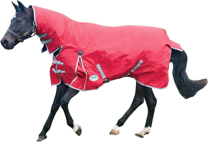 Weatherbeeta ComFiTec Classic Medium Combo Turnout Rug 6'5 Rot/Silber/Navy, 6'5 Rot/Silber/Navy
