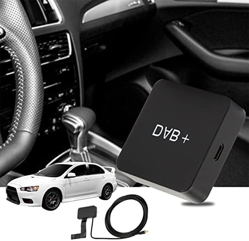 DAB Adapter für Autoradio,USB Auto Adapter,MCX Auto Radio Adapter mit Antenne USB Stromkabe,DAB- und